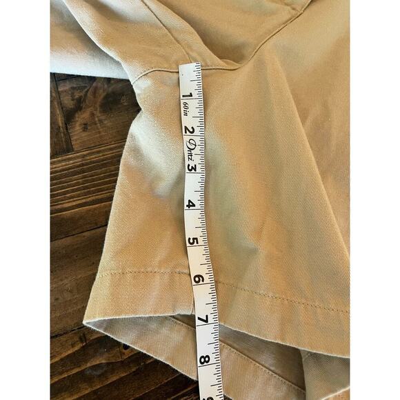 Lauren Ralph Lauren Shorts Womens 10 Khaki Safari Hong Kong 80s 90s Y2K Grunge - Picture 5 of 8